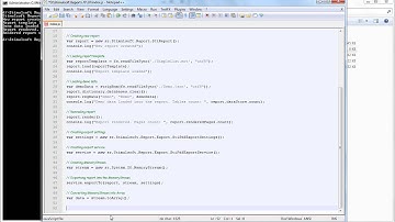 JavaScript Reporting Tool: Export Report to PDF from Node.js  - [Shot on version 2015.2]