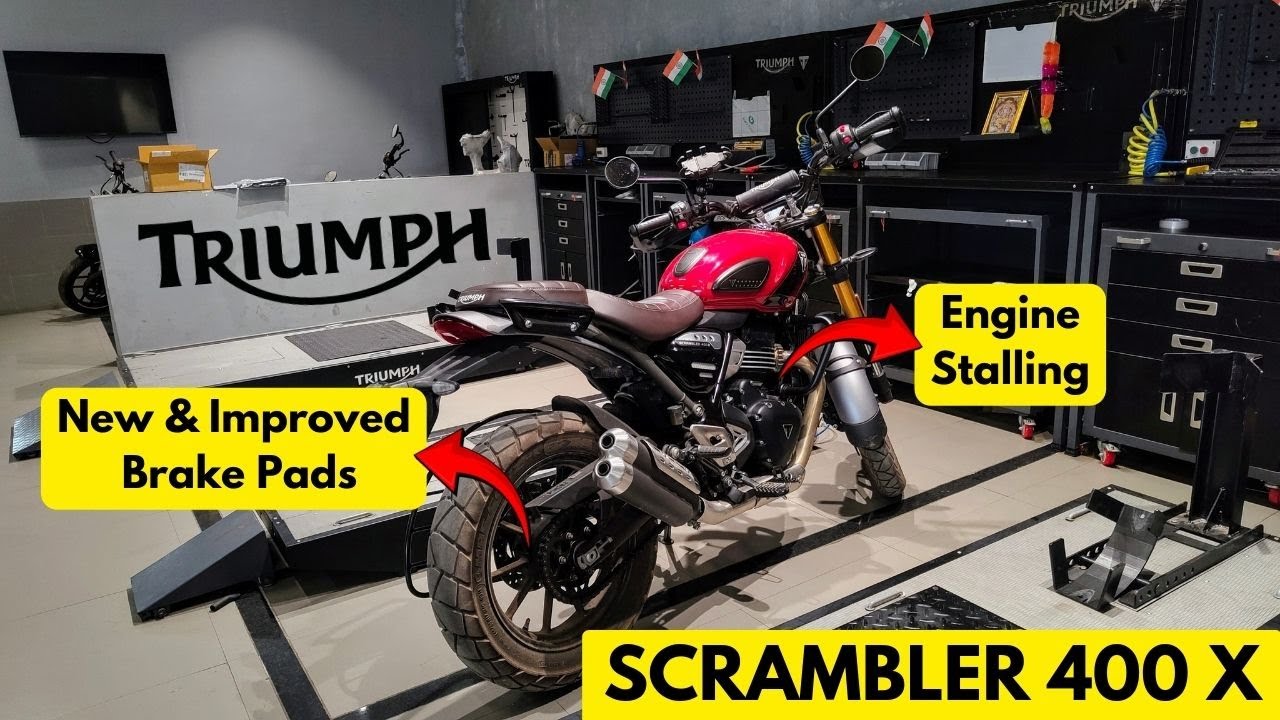 4000Kms Me Hi Service Centre Jana Pada😓| Triumph Scrambler 400 X | TwoWheelTrails