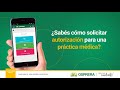 App Osprera Mobile: autorización de prácticas médicas