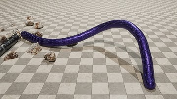 snake 0.1 | procedural animation | physics control | Unreal Engine 5