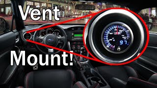 How To Install A Vent Gauge Pod - Detailed Guide (BRZ/FRS)