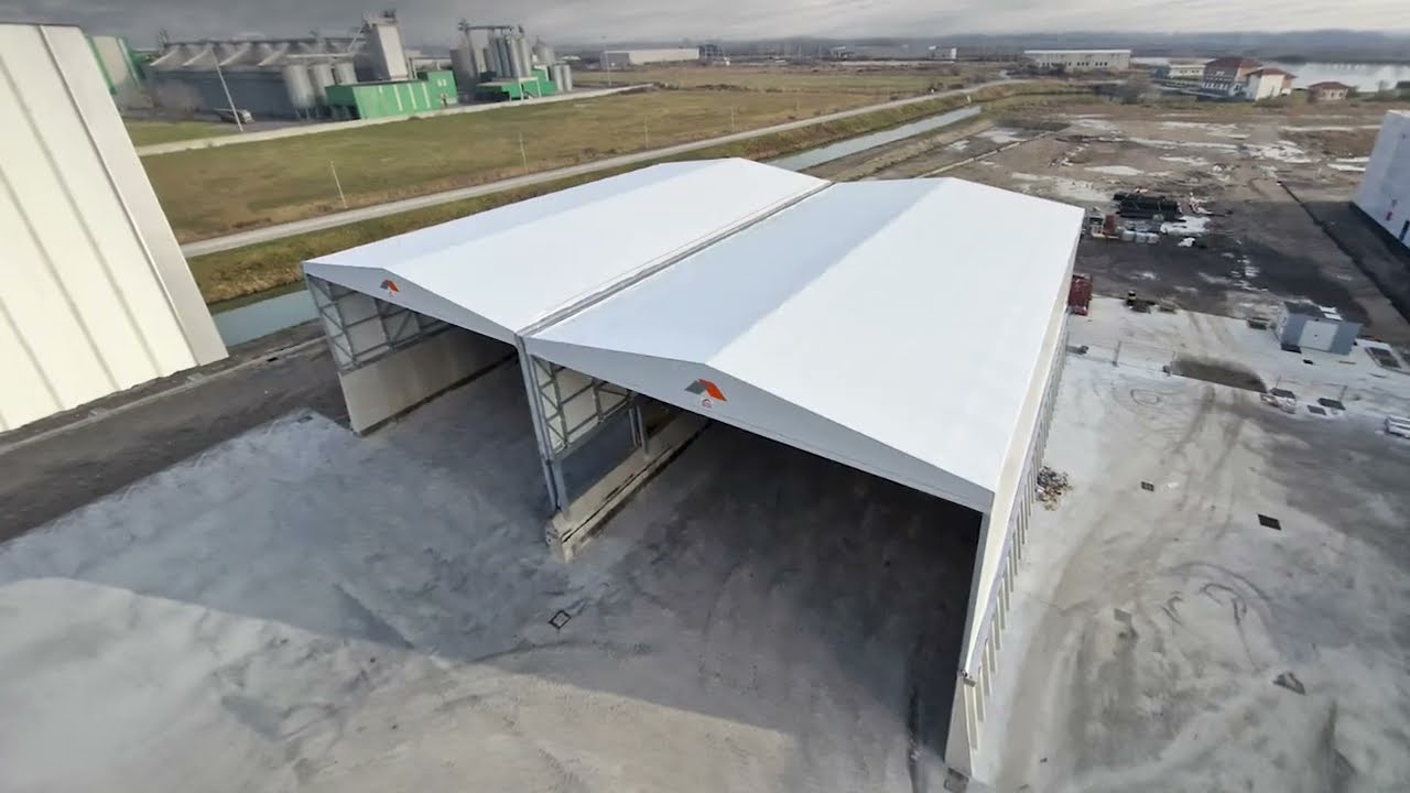 Struttura speciale su cordoli in cemento armato - Adriatica Chiusure