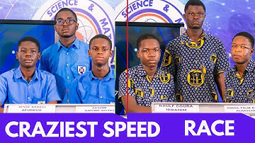 Hottest speed race between presec and TI Amass #nsmq #mathematicsquiz