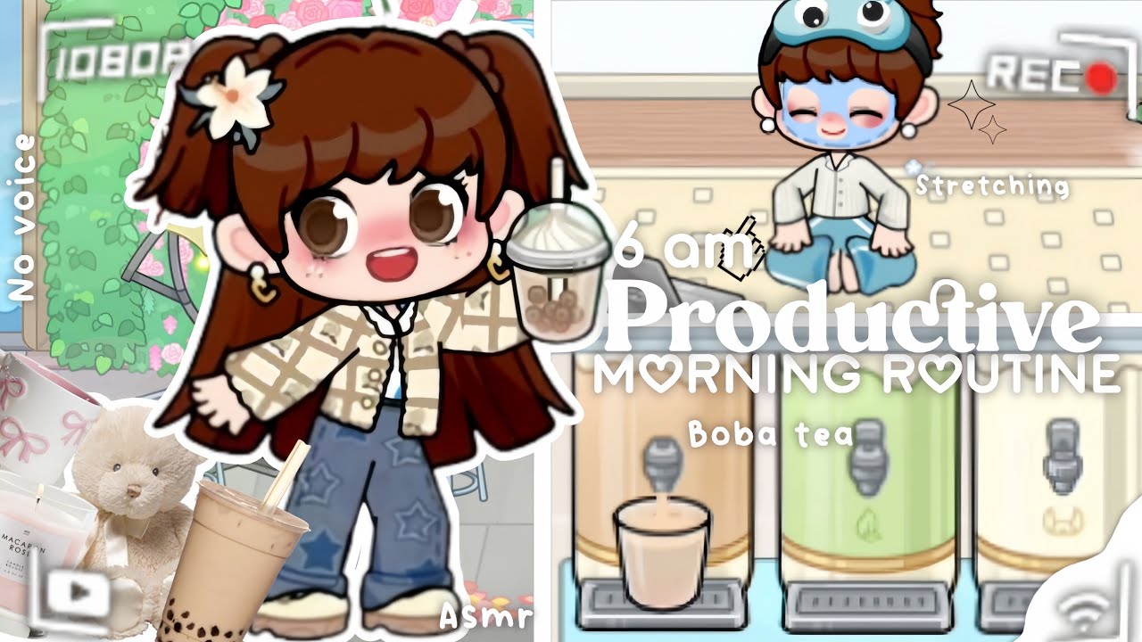 6 AM PRODUCTIVE MORNING ⛅✨🪴(Beijing vlog )| Game world roleplay | @gameworld.lifestory 
