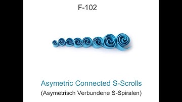 How to make: ASYMETRIC CONNECTED S-SCROLLS (F-102)