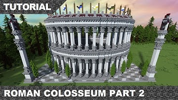 Minecraft Roman Colosseum Tutorial & Download part 2