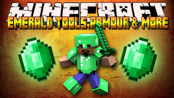 MINECRAFT MOD SPOTLIGHT - EMERALD TOOLS,ARMOUR & MORE