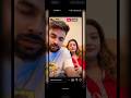 Aashika Bhatiya Or Elvish Yadav Mc Square Love Katria Live In Instagram  #shorts #ytshorts