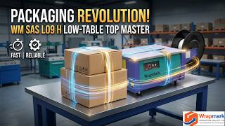 Semi-Automatic Strapping Machine WM SAS L09 HK | Low Table Top PP Band Strapping Solution