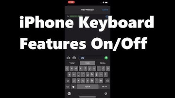 iPhone How to Turn Off/On Auto Correct, Auto Capitalization or Predictive!