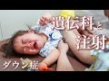 【ダウン症】遺伝科の診察と注射を耐えた1日【1歳9ヶ月】