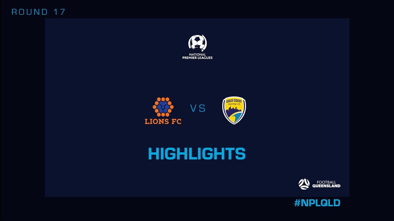 football score NPL R17 - Lions FC vs. Gold Coast United