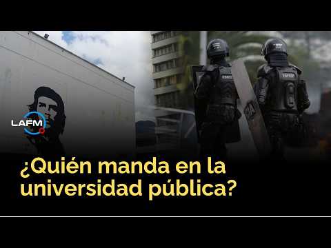 ¿Debe entrar la Policía a las universidades? Rector de la Nacional responde y desata debate