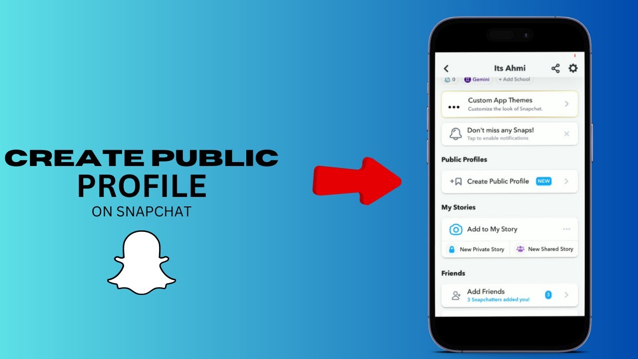 How To Create Public Profile On Snapchat ? Snapchat Public Profile