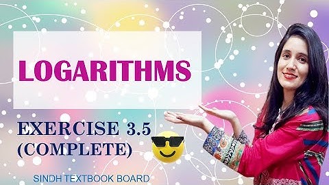 LOGARITHMS| How to find antilog using antilog table?| Complete Exercise 3.5