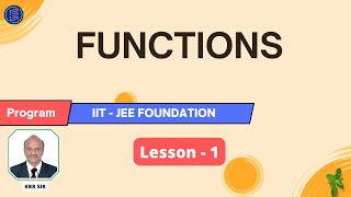 Functions L1: A Step-by-step Guide! | IIT-JEE Foundation #maths #iitjee screenshot 1