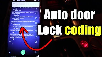 Auto Locking Door Coding for VW/Audi/Seat/Skoda