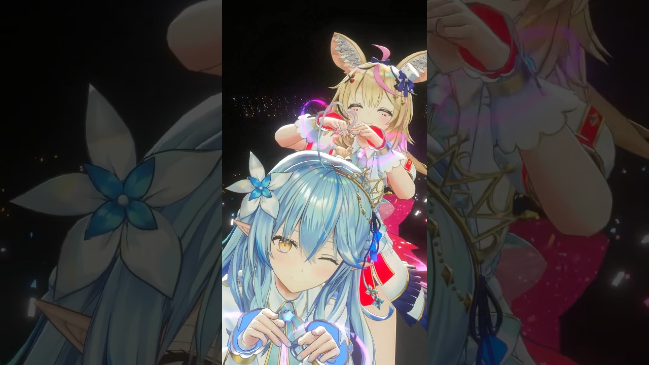 らみぽるでわたあまダンス！ #わたしを甘やかすなら #わたあま #雪花ラミィ #尾丸ポルカ  #shorts