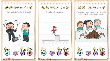 Brain Test Level 341 342 343 344 345 Walkthrough