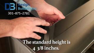 Danver Cabinets: Adjusting Toe Kicks & Legs
