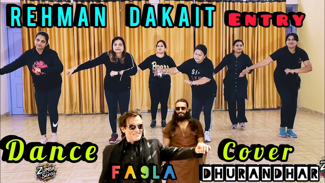 FA9LA | Rehman Dakait Entry |  Dhurandhar | Dance cover | zumba dance | Bollywood songs ✅
