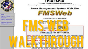 FMS quick walkthrough