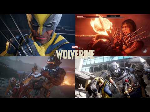 Marvel's Wolverine All Bosses (4K 60FPS)