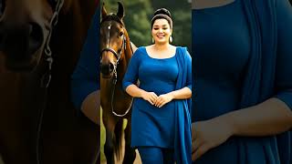&quot;My Lovely Chetak Horse 🐎 | Special Moment After Duty&quot; #airhostess #airhostessvlog #indianwoman