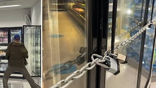 SF Walgreens puts chains on freezers as shoplifters target store 20 times a day, employee says