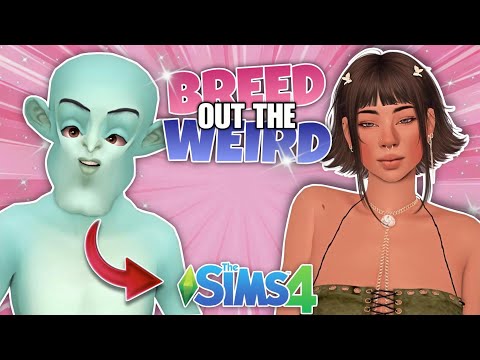 Breed Out The WEIRD!! Sims 4 CAS Challenge