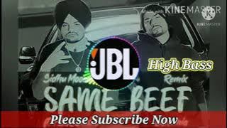 Same-beef DJ remix song | Sidhu-moose-wala new song | New panjabi Song 2020 | Jbl DJ remix song