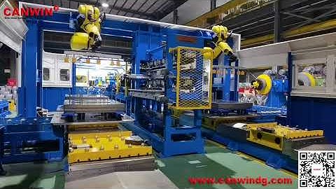 CANWIN | Transformer core processing center , robot arms automatic stacking for CRGO transformer