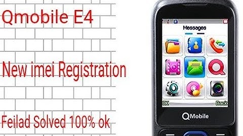 Registration Failed sim E4 #Qmobile #E4 new imei  Imei #new #code Subsacib me plz