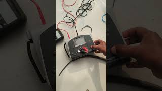 Insulation Testing #megger #insulation testing #cable #testing