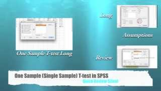 One Sample T-test in SPSS - Quick Review