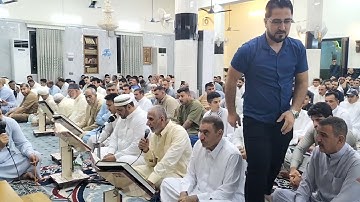 مقطع رقم١ تلاوة عيد الفطر المبارك من رحاب جامع الفرقان في مدينة الفلوجة بصوت القارئ عدي المحمدي