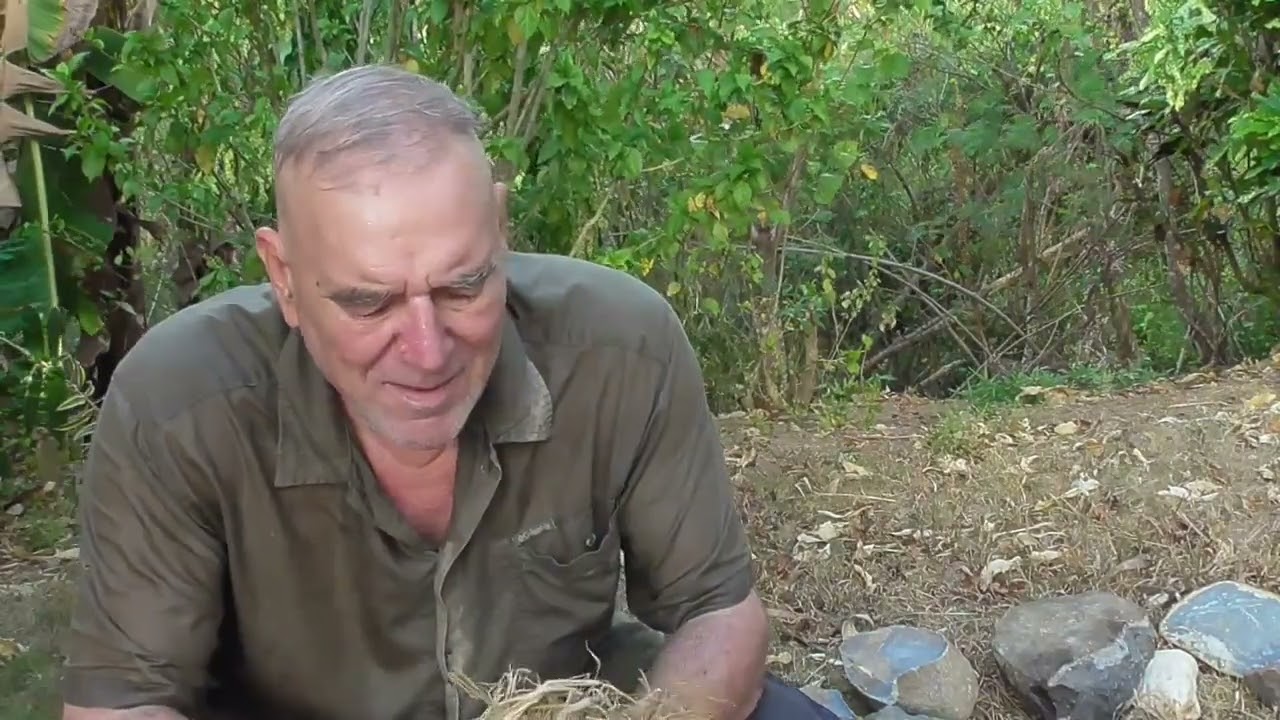 White Petrified Wood Stone And Steel Fire