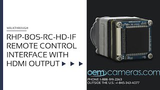 RHP BOS RC HD IF Remote Control Interface for the FLIR Boson Thermal Camera