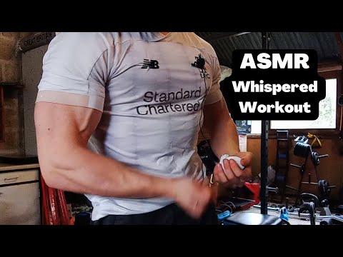 ASMR Relaxing Whispered Gym Workout | Whisper Rambling | Soft Spoken | Gum Chewing | Heavy Breathing
