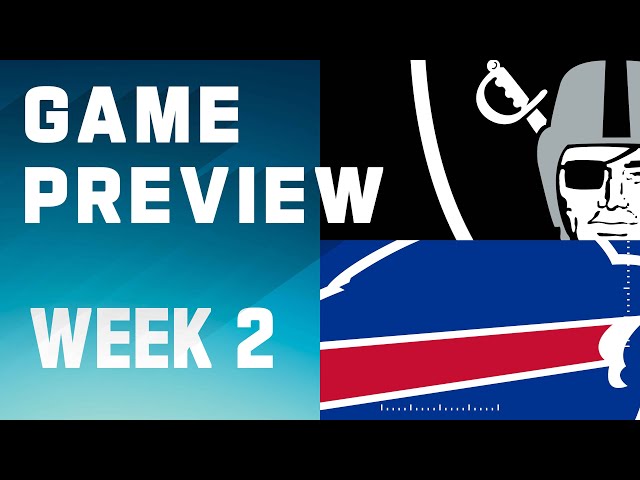 How to watch Buffalo Bills vs. Las Vegas Raiders: NFL Week 2 time
