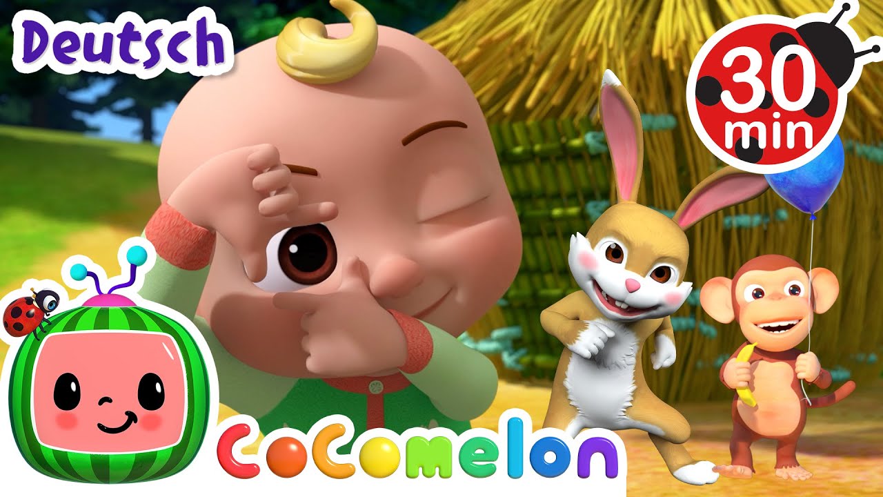 Die 3 kleinen Freunde ❤ | CoComelon - JJ's Animal Time Deutsch | Cartoons und Kinderlieder