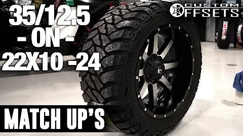 Custom Offsets Match Up: 35/12.5 on 22x10 -24