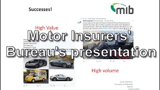 PROFCon 22 - The Motor Insurers’ Bureau&#39;s Presentations