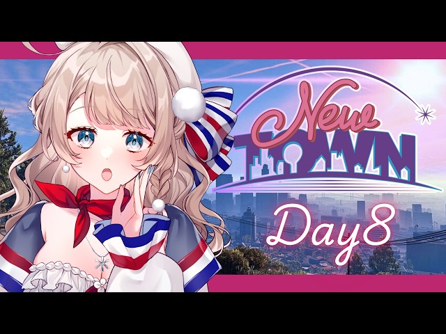 〖#NEWTOWN〗暁×FIVEドーナツ×第2回大大大先輩ヘリ練習の日🚁DAY8〖#マリートリコロール/#vtuber/GTA〗