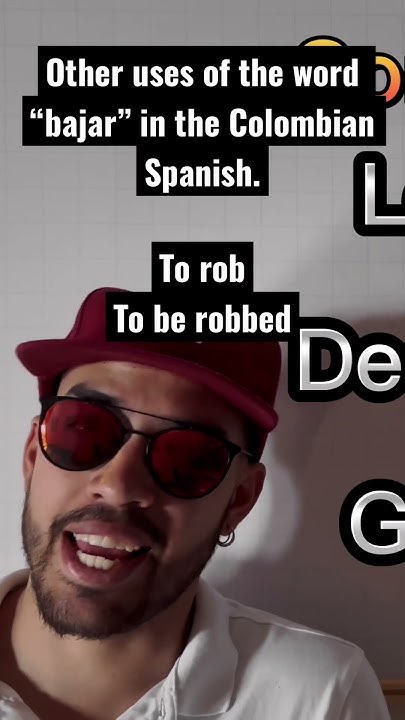 Other uses of the word “bajar” in the Colombian Spanish. #slangword #