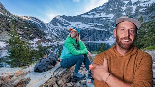 Silent Hiking in the Montana Wilderness with my Partner and our Dog