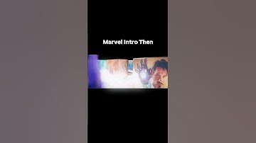 Marvel Intro Now Vs Then #marvel #intro #shorts
