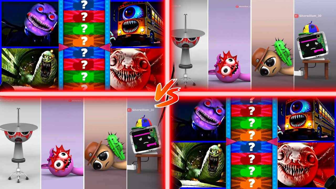 CURSED THOMAS 🆚 THOMAS TRAIN EATER 🆚 CHOO CHOO CHARLES INCREDIBLE SPRUNKI HELP! _ Tiles Hop EDM Rush