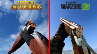 Warzone 2.0 vs PUBG - Weapons Sound & Reload Animation Comparison