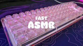Fast Asmr Kiiboom Phantom68 Kiiboom Crystal Keyboard Typing Asmr No Ads No Talking